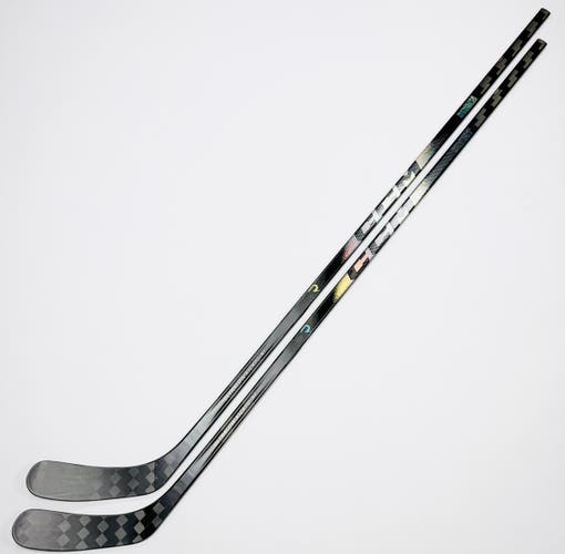 New 2 Pack Custom Black CCM Ribcor Trigger 10 Pro-RH-70 Flex-P90T-Grip W/ Bubble Texture