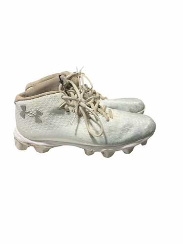 Used Under Armour Adult FB Cleats White Senior 8.5 11834-S000053426
