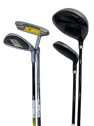 Used Tour X JR GOLF SET Jr Package Set RH Black And Yellow 5 Piece 11835-S000209757