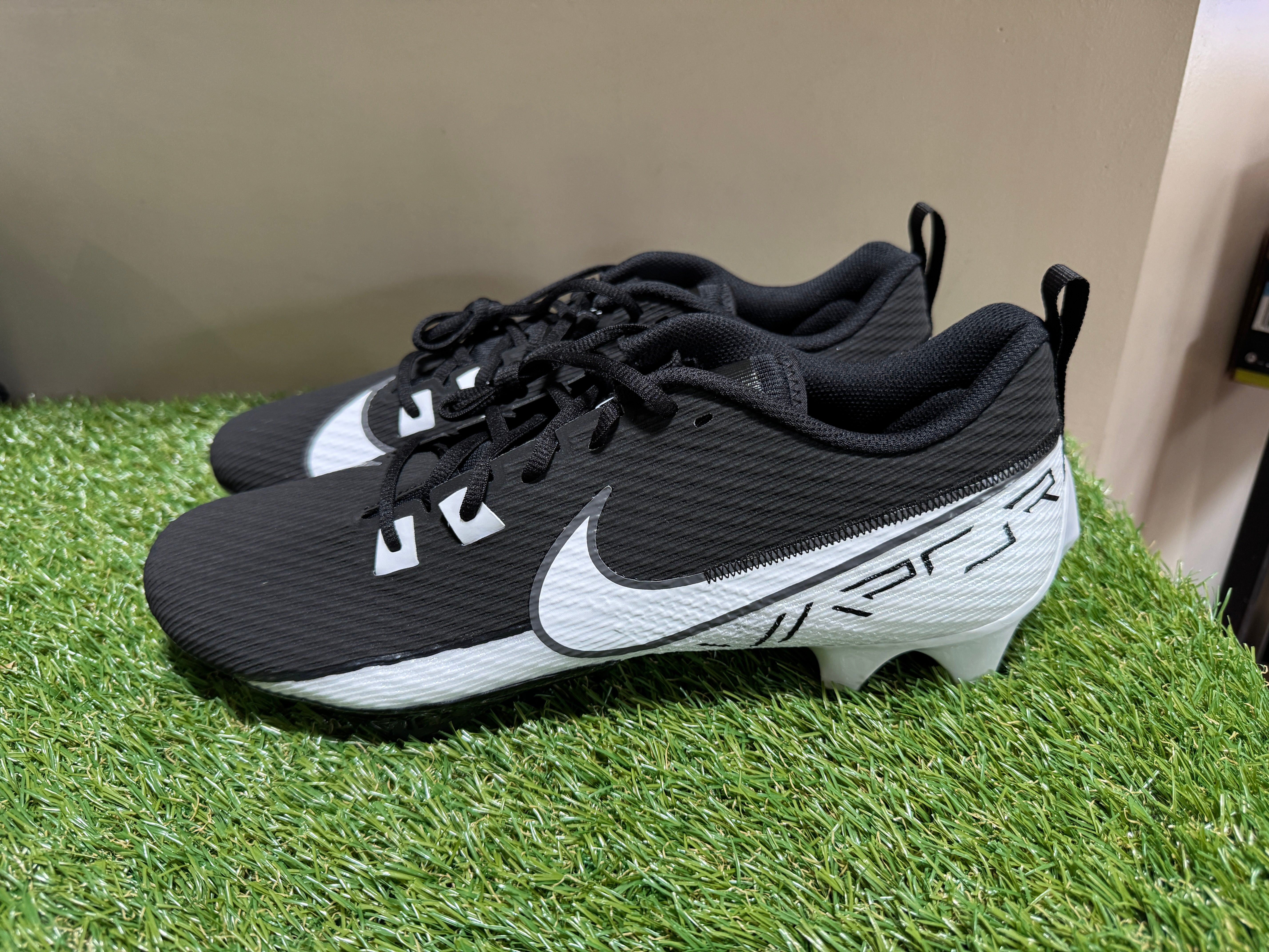 Nike Vapor Edge Speed 360 2 Football Cleats Black White Men 