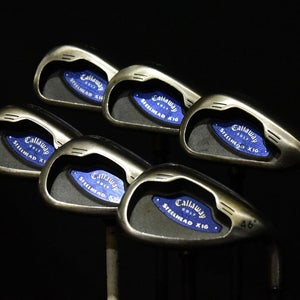 CALLAWAY BIG BERTHA STEELHEAD SET: 5-9, PW IRONS SHAFT 38.5IN (5I), REG FLEX, RH