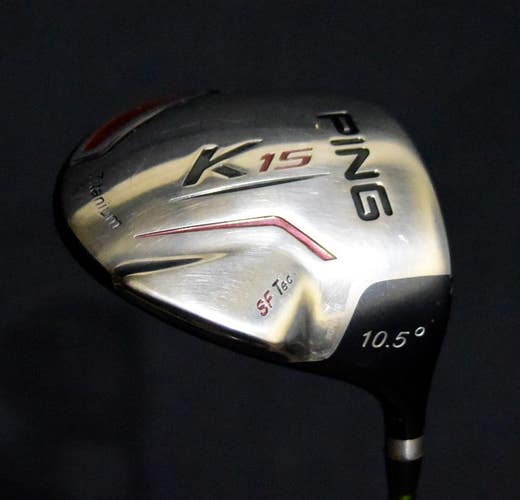PING K15 SF TEC TITANIUM DRIVER LOFT 10.5, SHAFT 45 IN, REG FLEX, RIGHT HANDED