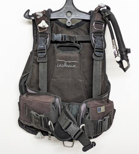 Scubapro LadyHawk Women's Scuba Dive Weight Integrated BCD BC Size Large