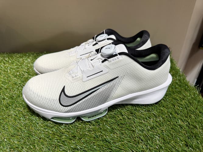 Nike Infinity Tour 2 White/Gray BOA Golf Shoes Men's Size 10 Wide FN6730-100 NEW