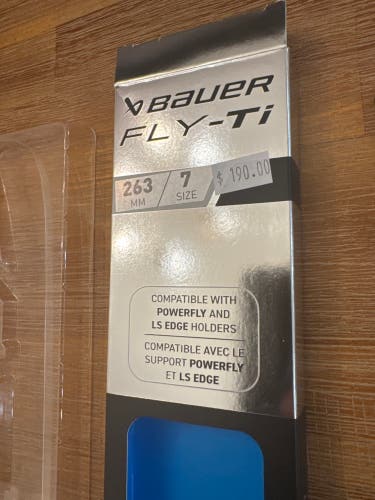 Bauer Fly-Ti Replacement Steel Blades | 263 mm—Used