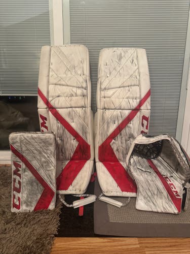 35 + 2” CCM EFlex 5 Regular Goalie Full Set (Used)