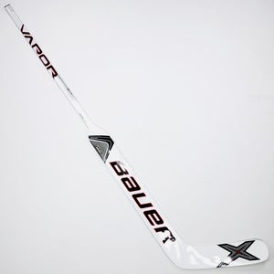 New Custom White Bauer Vapor 1X (R6000 Build) Goalie Stick-26" Paddle