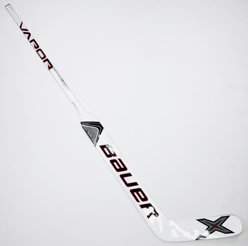 New Custom White Bauer Vapor 1X (R6000 Build) Goalie Stick-26" Paddle