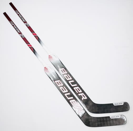 New Corey Crawford Custom Red Bauer Supreme 2S Pro (1S Pro Build) Goalie Stick-27" Paddle