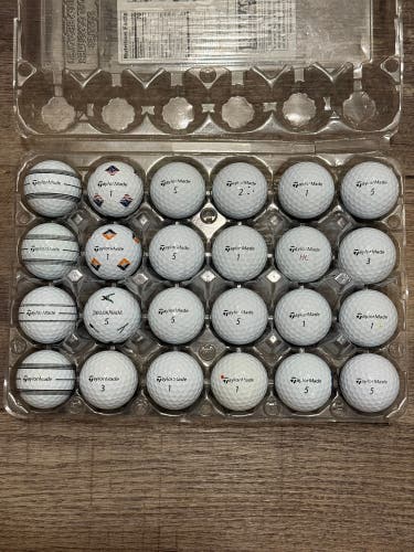 24 TaylorMade TP5 Golf Balls - 5A MINT CONDITION ONLY
