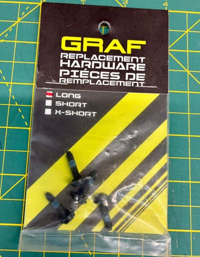 Graf RMS [ LONG SCREWS 4 pieces ] Rapid Mounting System RMS DIY hardware only hockey skates
