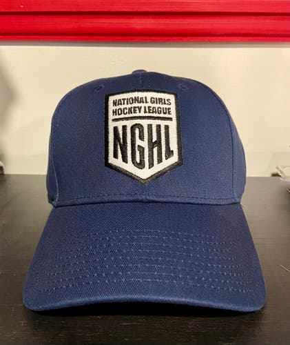 National Girls Hockey League (NGHL) Navy Hat, Adjustable - NEW