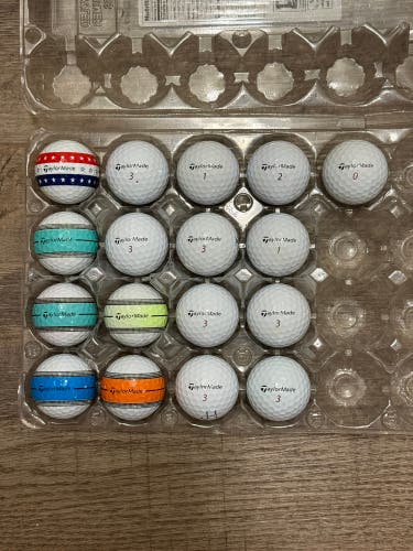 17 TaylorMade Tour Response Golf Balls - 5A MINT CONDITION