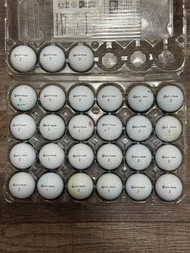 27 TaylorMade Tour Response Golf Balls - 4A Near-Mint Condition