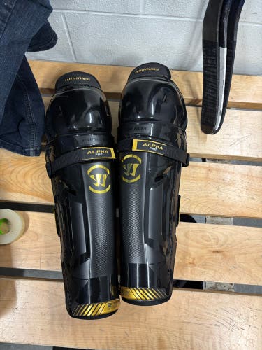 Senior alpha pro Warrior 17" Shin Pads (New)