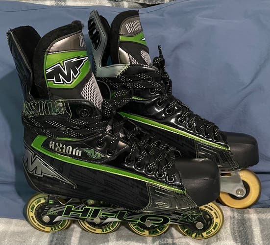 Mission Axiom T6 Inline Skates Regular Width Size 9 (Used)