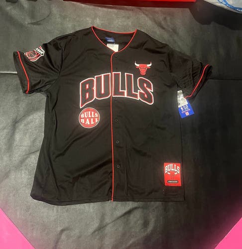 Chicago Bulls Black Large Men's Jersey (New)