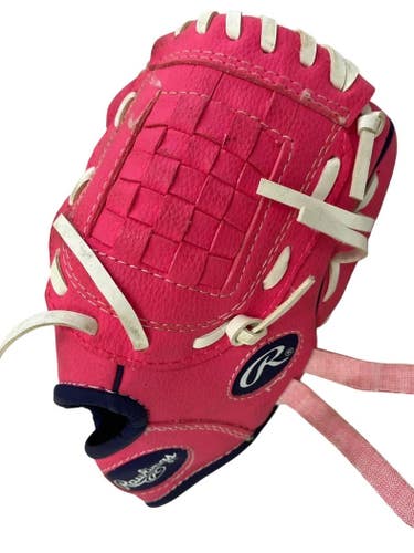 Used Rawlings PLAYER SERIES BB/SB Glove T-ball Pink 9" 11692-S000153694