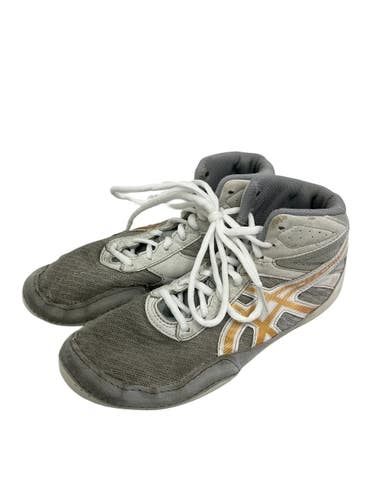 Used Asics MATFLEX Wrestling Shoes Grey Senior 6 11692-S000153515