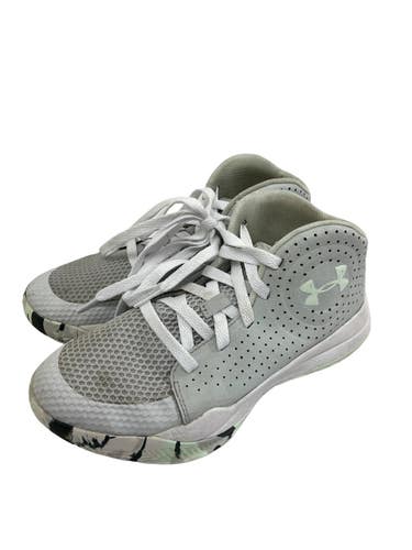Used Under Armour JET Basketball Shoes Y Grey Junior 04.5 11692-S000153517