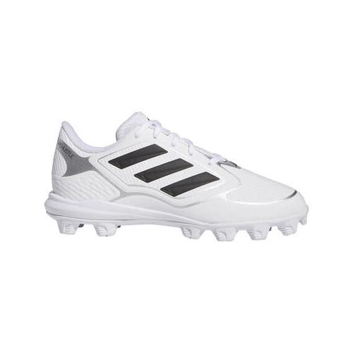 Used Adidas PURE HUSTLE BB/SB Cleats White And Black Junior 06 11692-S000153549