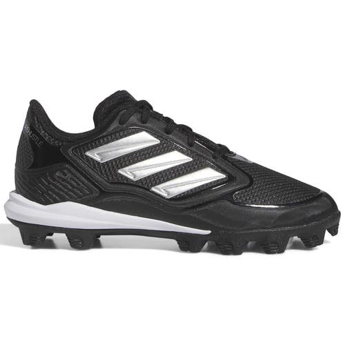 Used Adidas PURE HUSTLE BB/SB Cleats Black And White Junior 03 11692-S000153554
