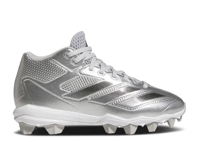 Used Adidas ADIZERO IMPACT BB/SB Cleats Grey Junior 01.5 11692-S000153562