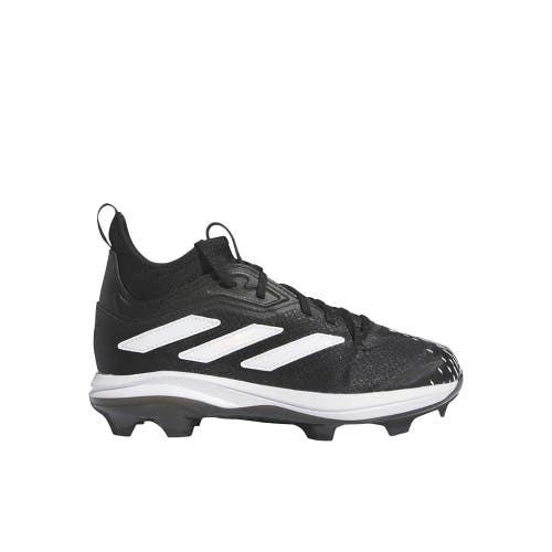 Used Adidas ADIZERO AFTERBURNER BB/SB Cleats Black And White Junior 04 11692-S000153570