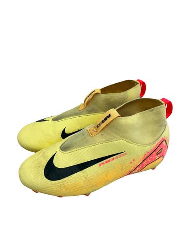 Used Nike MERCURIAL SUPERFLY 10 ADADEMY Soccer Cleats Yellow Junior 04.5 11692-S000153624