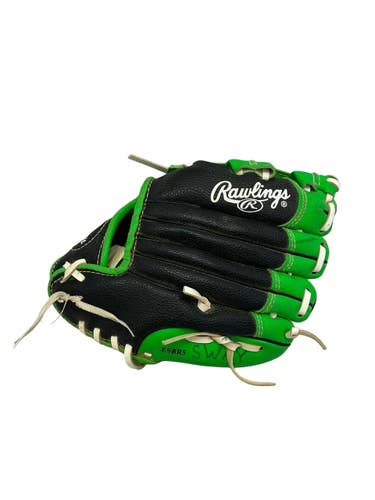 Used Rawlings PLAYER SERIES BB/SB Glove T-ball Black 9" 11692-S000153626
