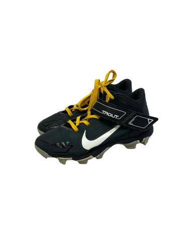 Used Nike TROUT BB/SB Cleats Black Junior 06 11692-S000153654