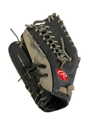 Used Rawlings GAMER BB/SB Glove LH Throw Black 12 3/4" 11692-S000153657