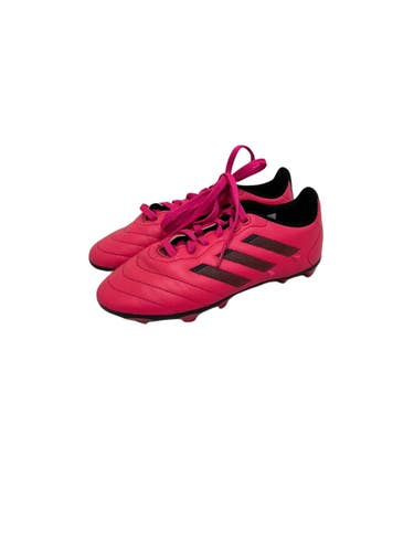 Used Adidas GOLETTO Soccer Cleats Neon Pink Junior 01.5 11692-S000153391