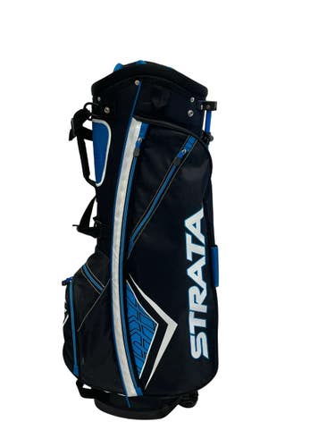 Used Strata STAND BAG Mens Stand Bag Black 11692-S000153443