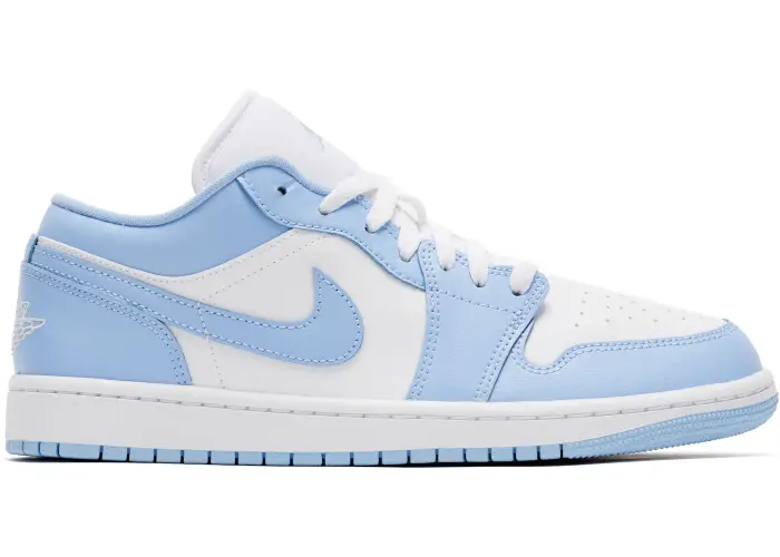 Size 7 - Jordan 1 Low White Aluminum Women's ( NO BOX) DC0774-142