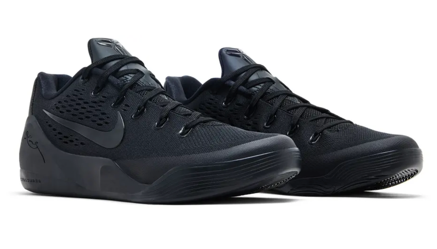 Size 7 - Nike Kobe 9 Elite Low EM Protro TB Triple Black IH5095-002