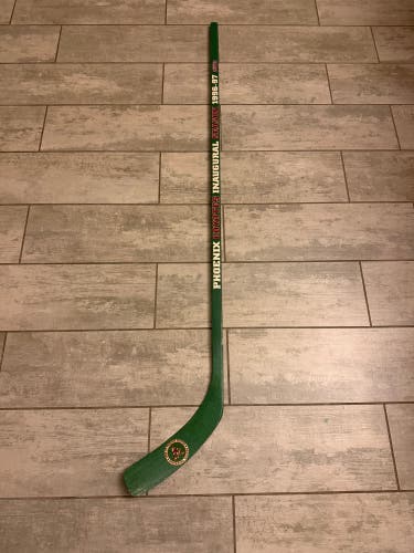 Game Used Phoenix Coyotes Inaugural Season 1996–97 Wooden Hockey Stick