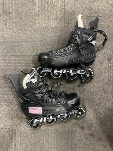 Used Mission Roller Hockey Skates Black Senior 5 11614-S000239512
