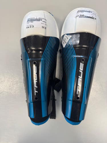 Used True TRUE Youth Shin Guards White 10" 11860-S000311473