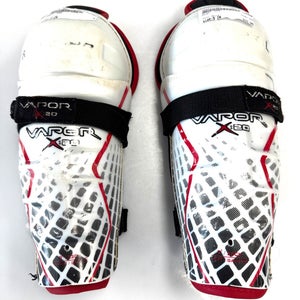 Used Bauer X20 Youth Shin Guards White 9" 11860-S000311457