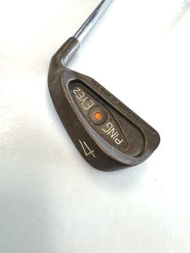 Used Ping EYE 2 ORANGE COPPER Mens Individual Iron RH 4 Iron 11860-S000311449