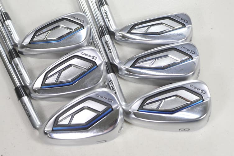 Ping G440 6-W,UW Iron Set Regular Flex Black Dot Right AWT 3.0 Steel # 221664