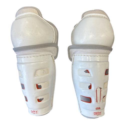 Used CCM SHIN GUARDS Youth Shin Guards White 9" 11450-S000524228