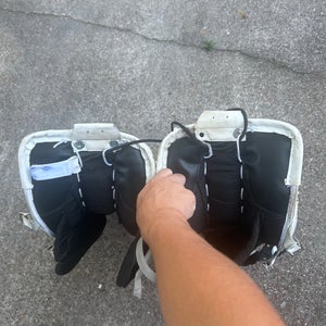 34" 2020 Bauer Reactor 5000 Goalie Leg Pads Pro Stock (Used)