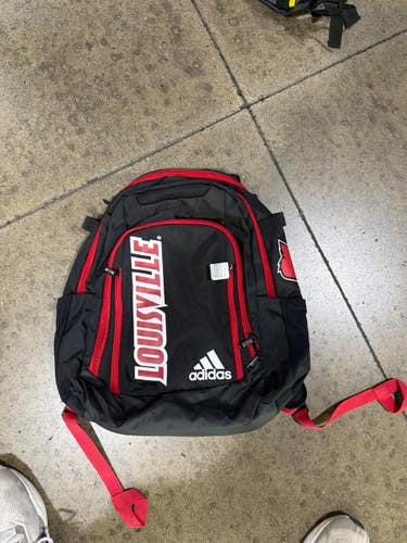 Used Adidas LOUISVILLE TEAM ISSUED BACKPACK BB/SB Player Backpack Black 11605-S000222629
