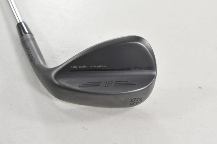 Titleist Vokey SM9 Jet Black 58*-14K Wedge Right BV Wedge Flex Steel # 221617