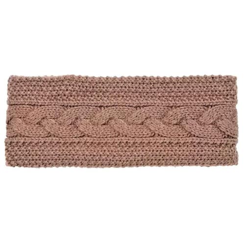 Northeast Outfitters Cozy Cabin Headband Women's OS Taupe Texture Play UPS1123