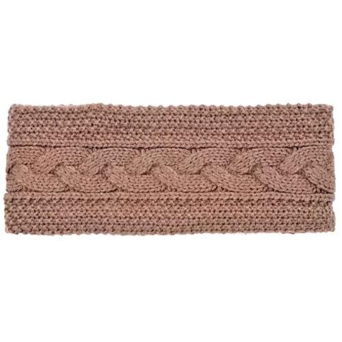 Northeast Outfitters Cozy Cabin Headbands Women's One Size Taupe Knit UPS1187