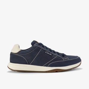 Clarks Townview Lace 26184716 Sneakers Men's 7 D Navy Nubuck Casual Shoes LIQ817
