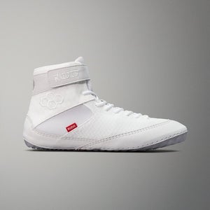 Rudis Samurai Sneakers Men's White High Top Athletic Wrestling Shoes LIQ911